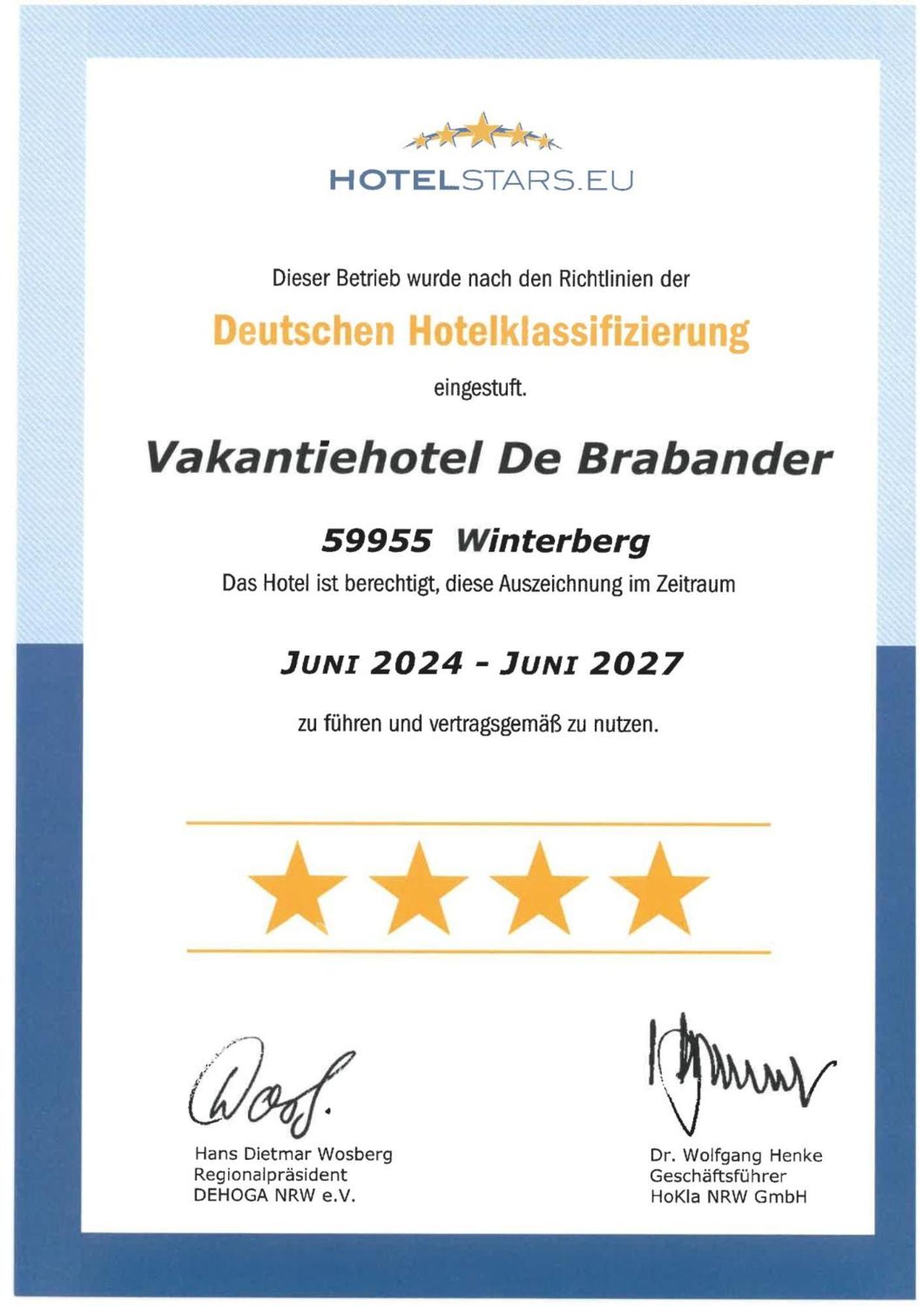 Vakantiehotel Der Brabander Winterberg Zewnętrze zdjęcie